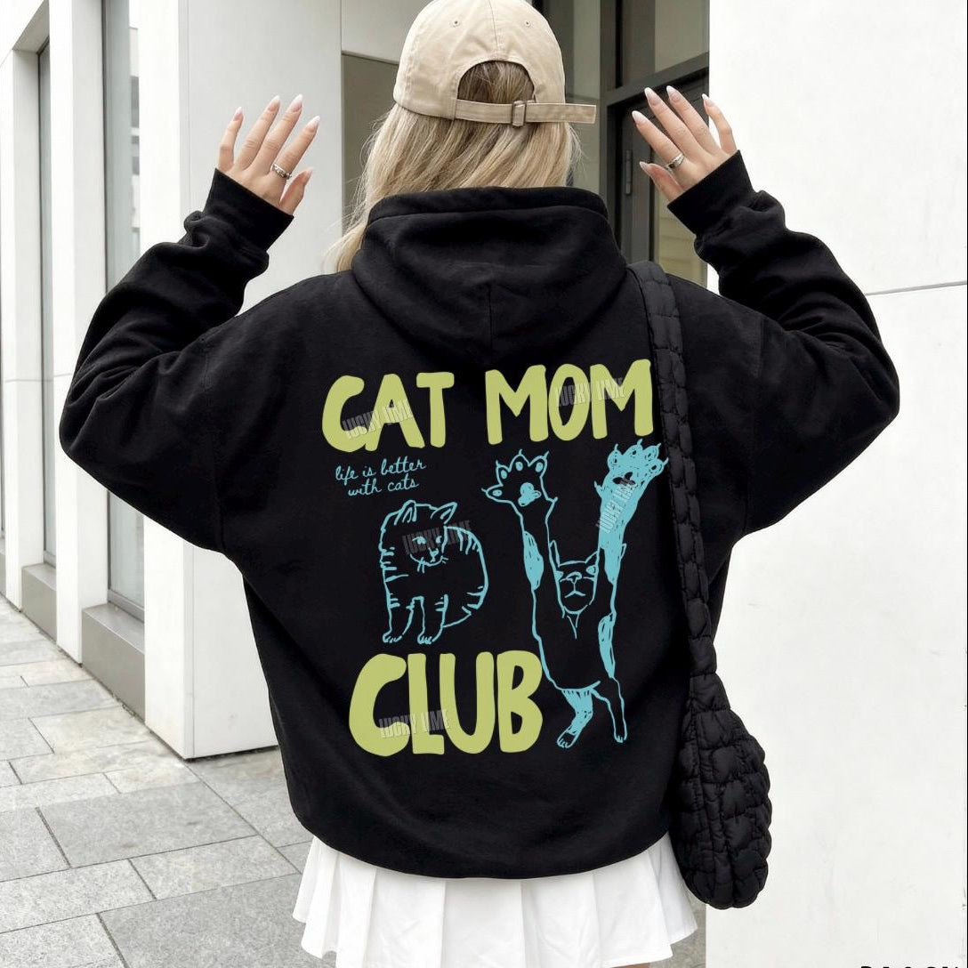 Cat Mom Hoodie V7