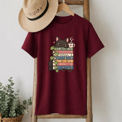 Bookish Cat T-Shirt V3