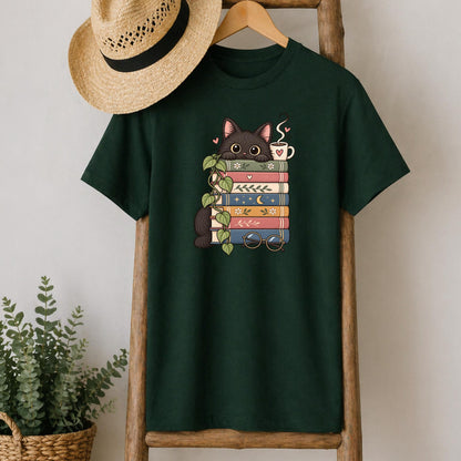 Bookish Cat T-Shirt V3