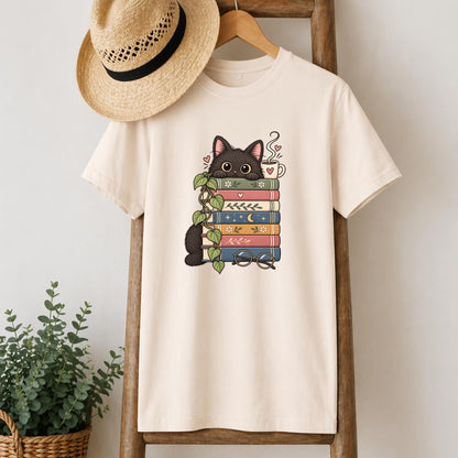Bookish Cat T-Shirt V3