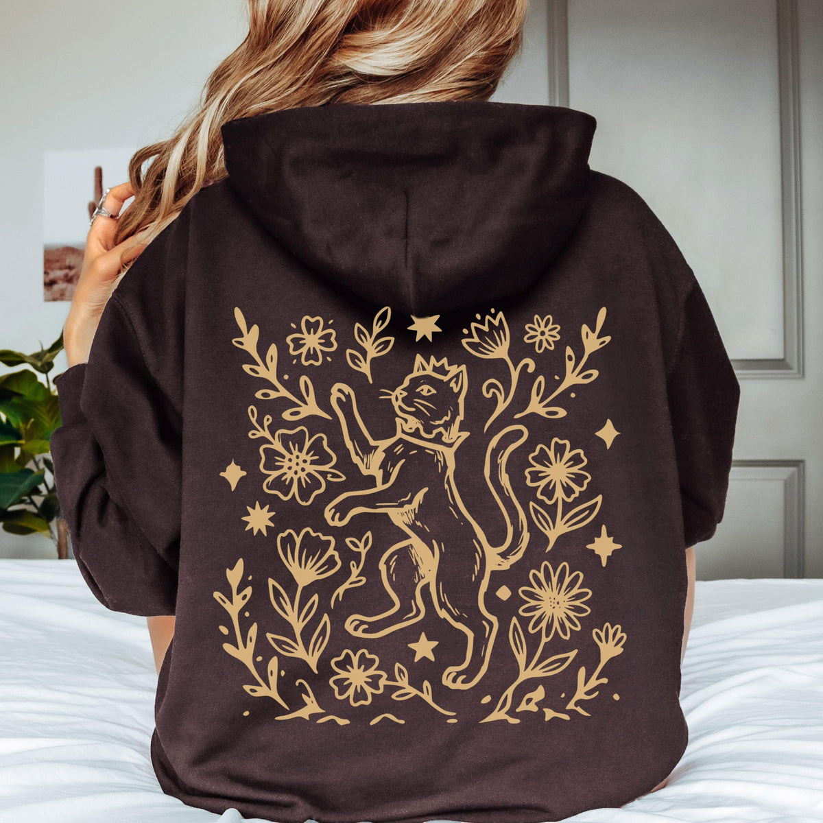 Royal Meowjesty Garden Hoodie