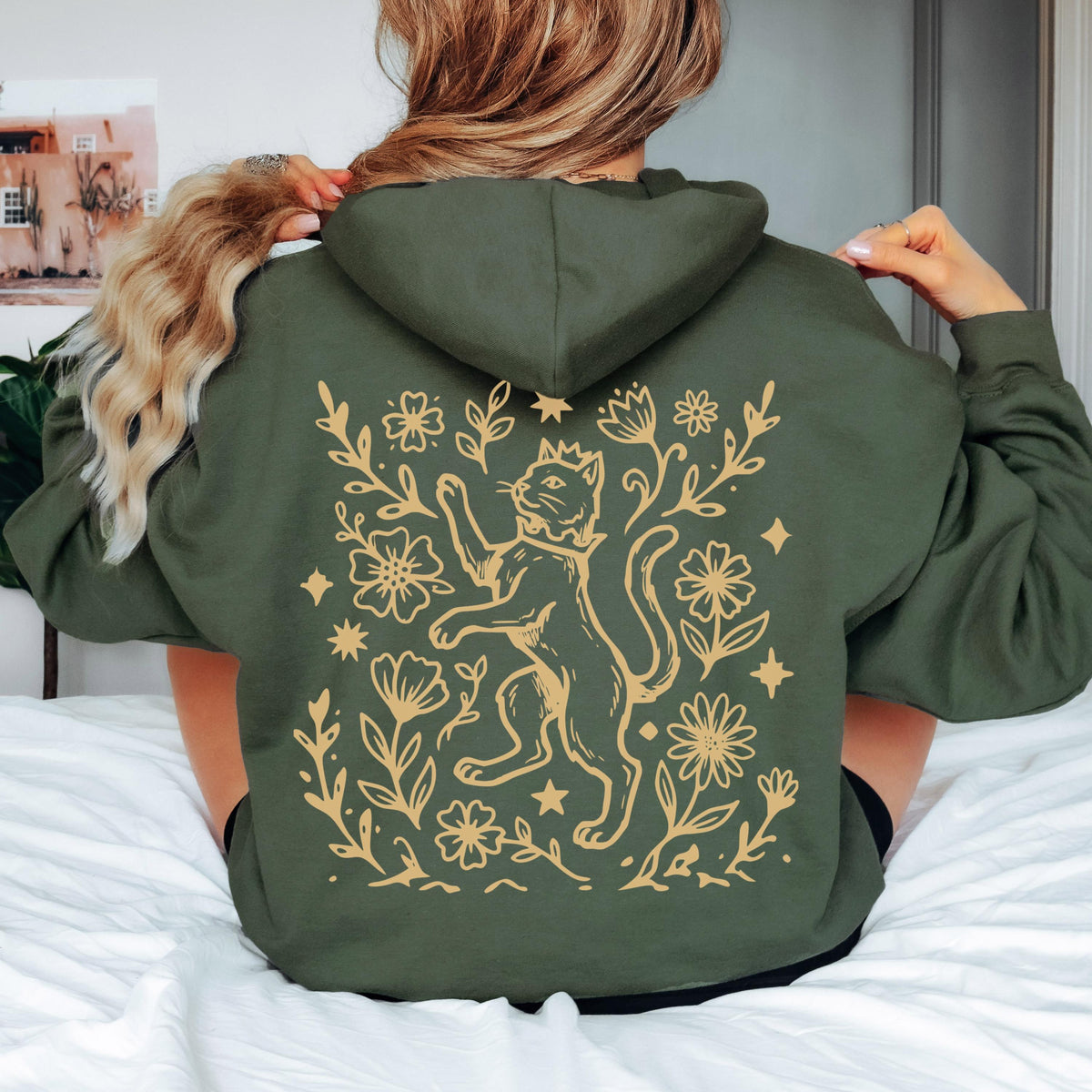 Royal Meowjesty Garden Hoodie