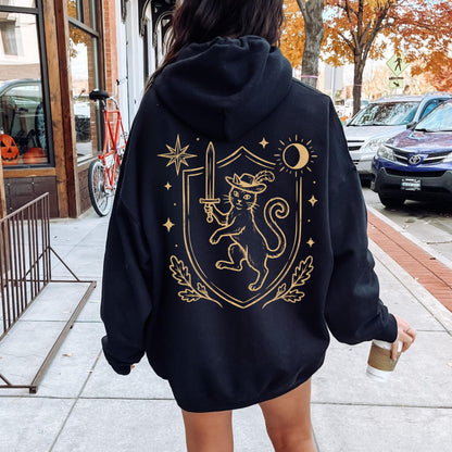 Medieval Heraldic Cat Hoodie
