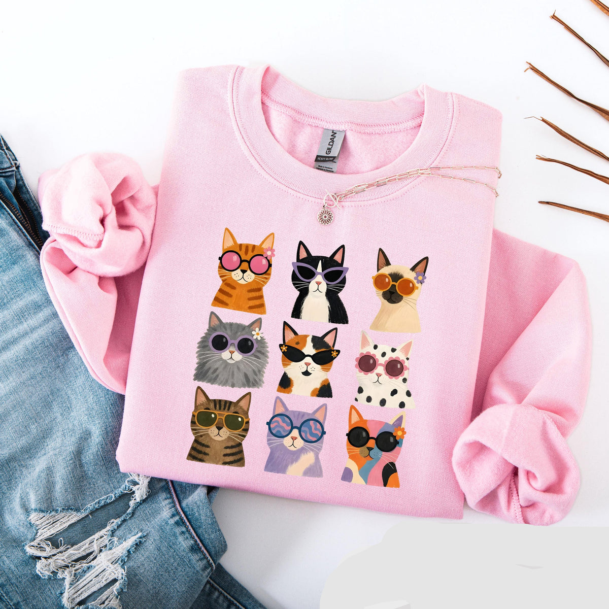 Retro Cat Sweatshirt V3