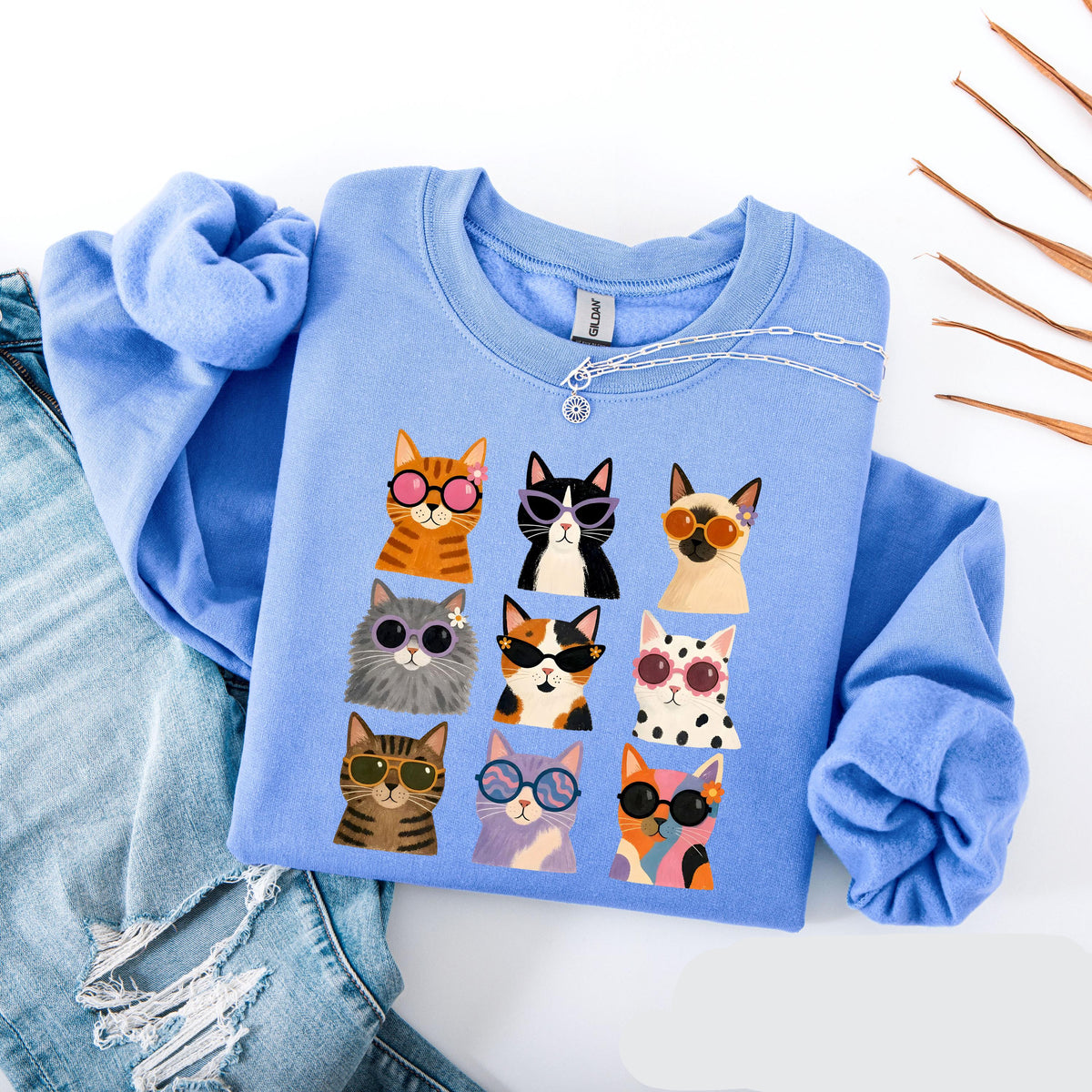 Retro Cat Sweatshirt V3