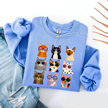Retro Cat Sweatshirt V3