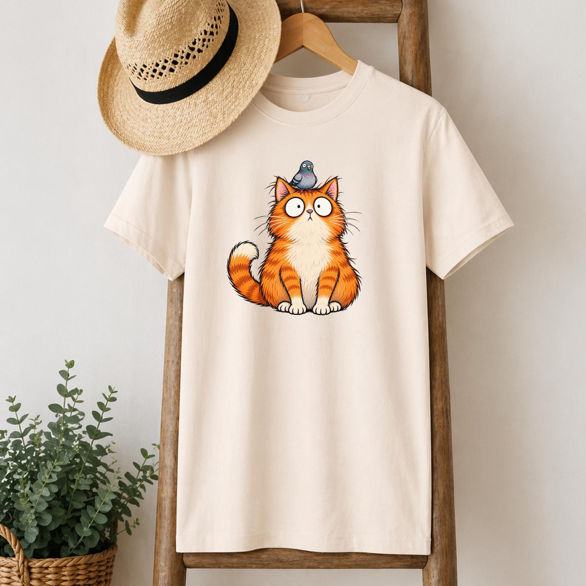 Ginger Cat Tee V1